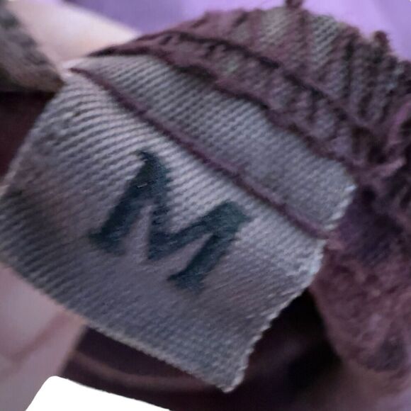 Anthropologie Cloth & Stone Tiffany Bell Sleeve Dress Burgundy Tie back M - Picture 8 of 12